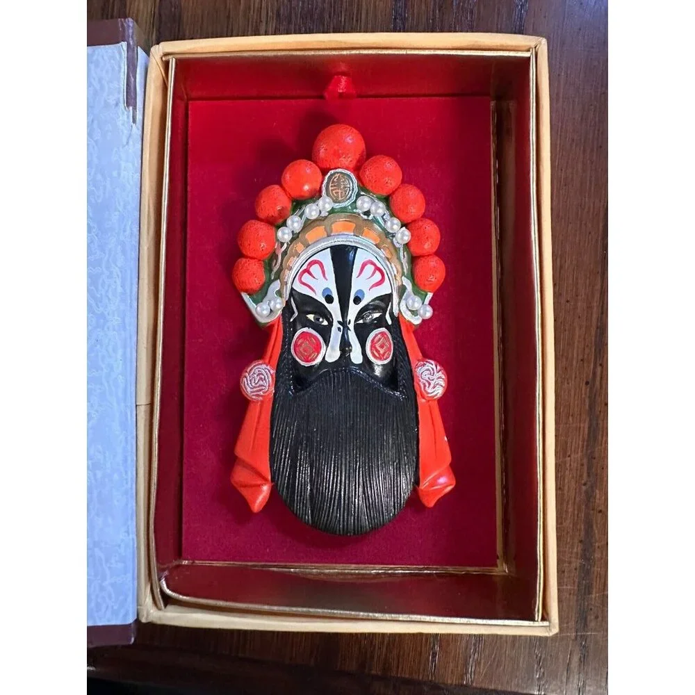 Chen Jiugong Chinese Opera Make-Up‎ Mask by Fengyatang Handicrafts